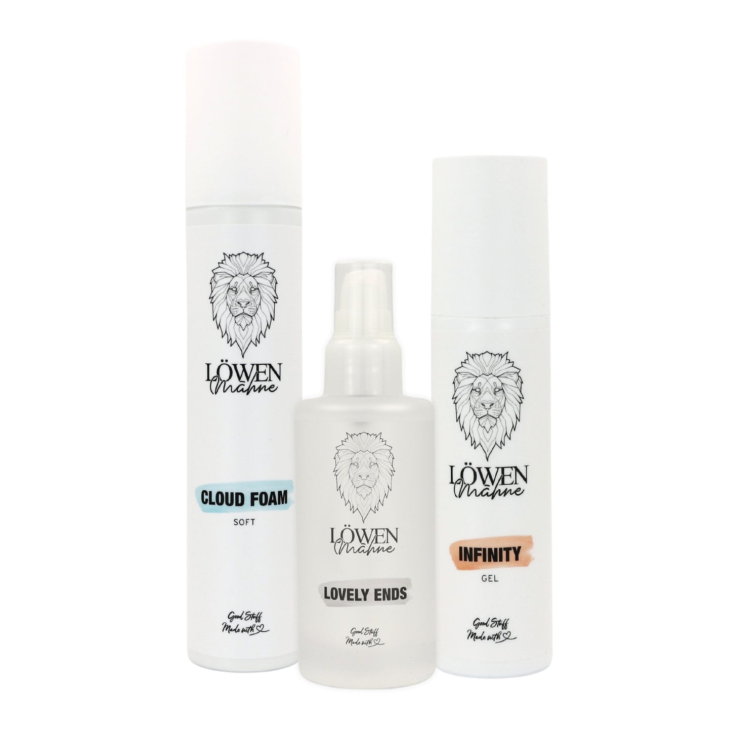 Löwenmähne Produkt Curly Hair Styling Set