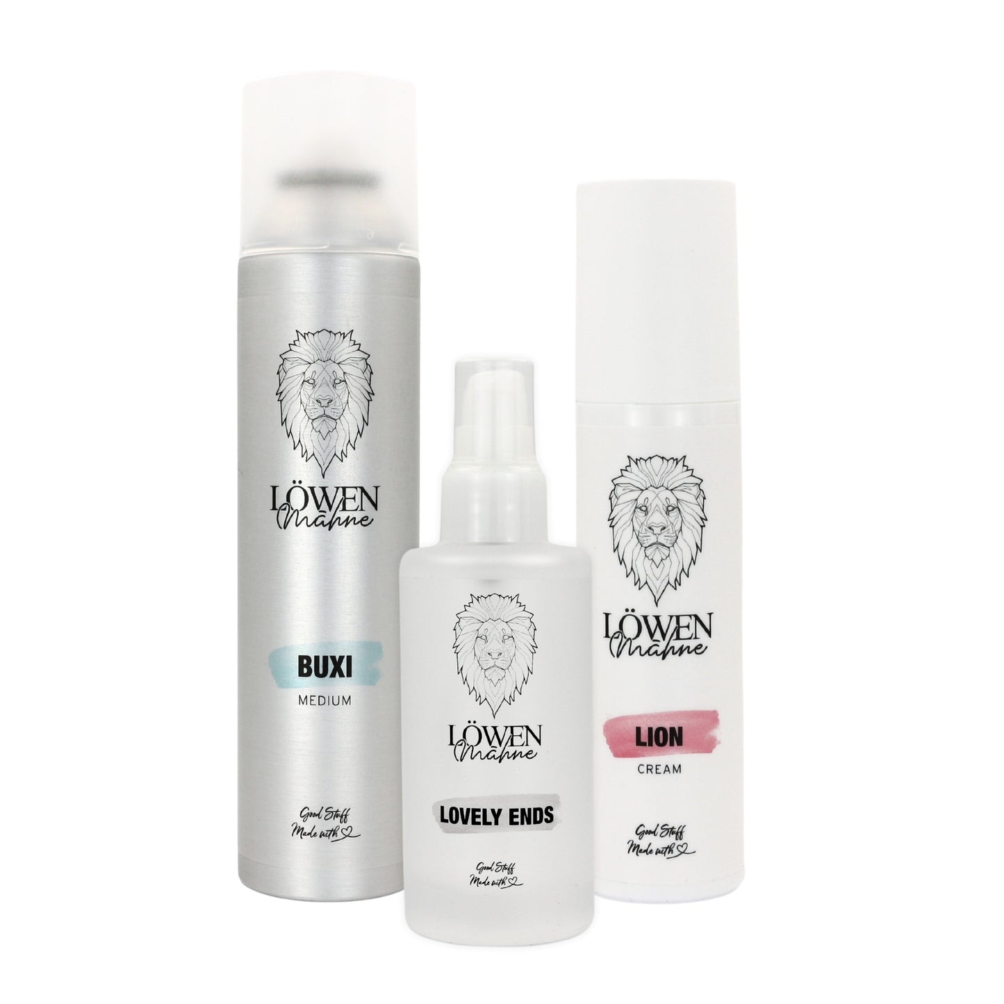 Löwenmähne Produkt Styling Trio Produktset