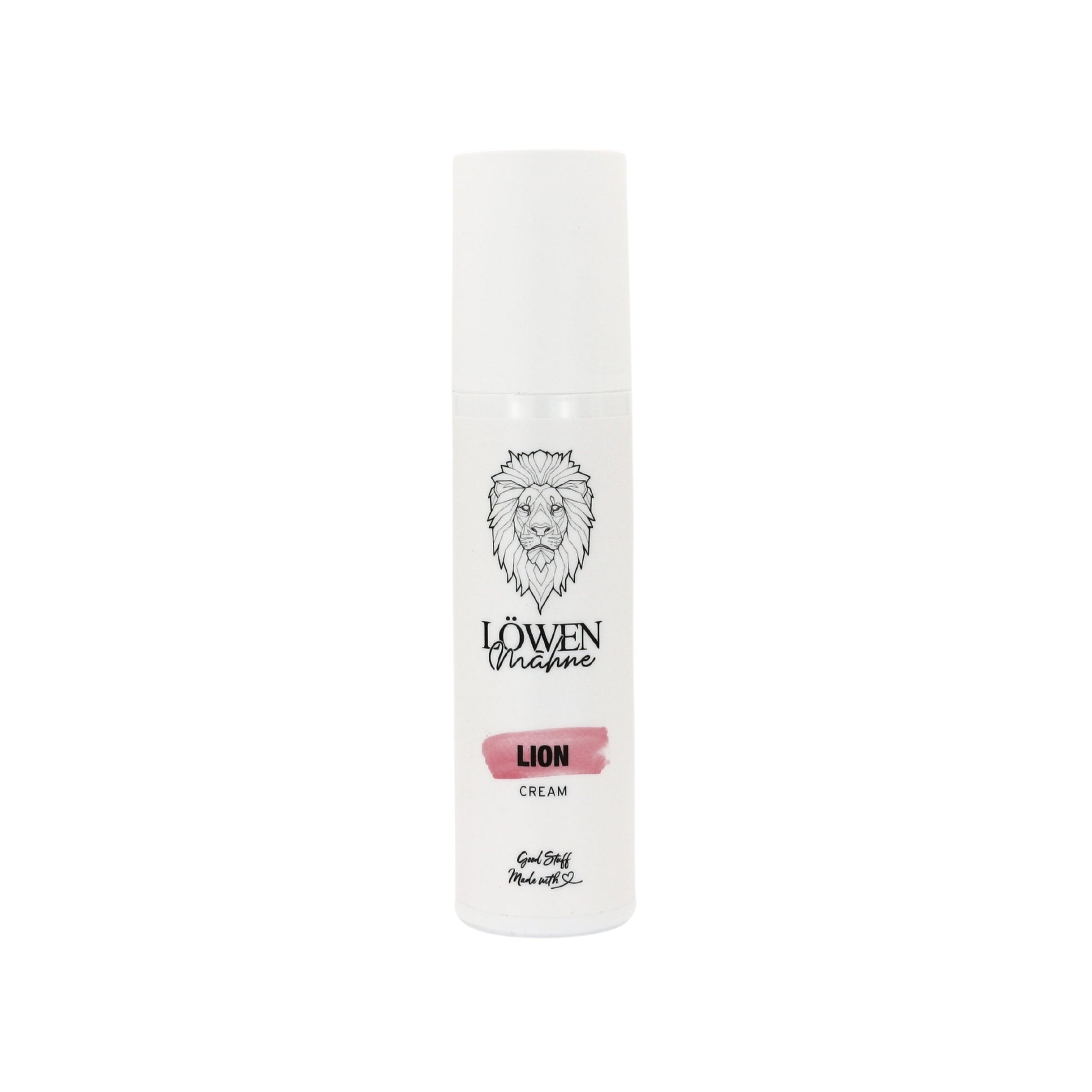 Löwenmähne LION Cream Haarcreme für natürliches Styling, weniger Frizz, Hitzeschutz und geschmeidig glänzende Haare.