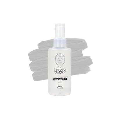 Löwenmähne Produkt Lovely Shine Spray mit Brush
