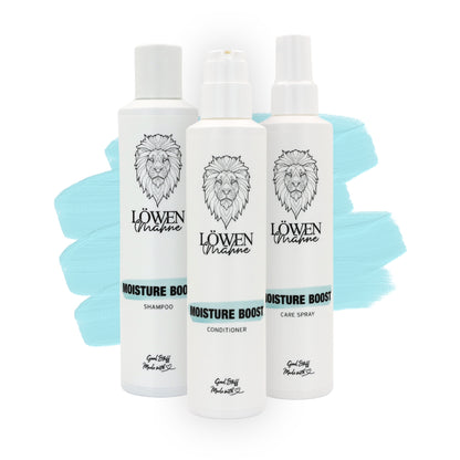 Löwenmähne Produkt Moisture Boost Produktset mit Brush