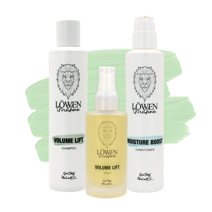 Löwenmähne Produkt Volume & Care Set mit Brush