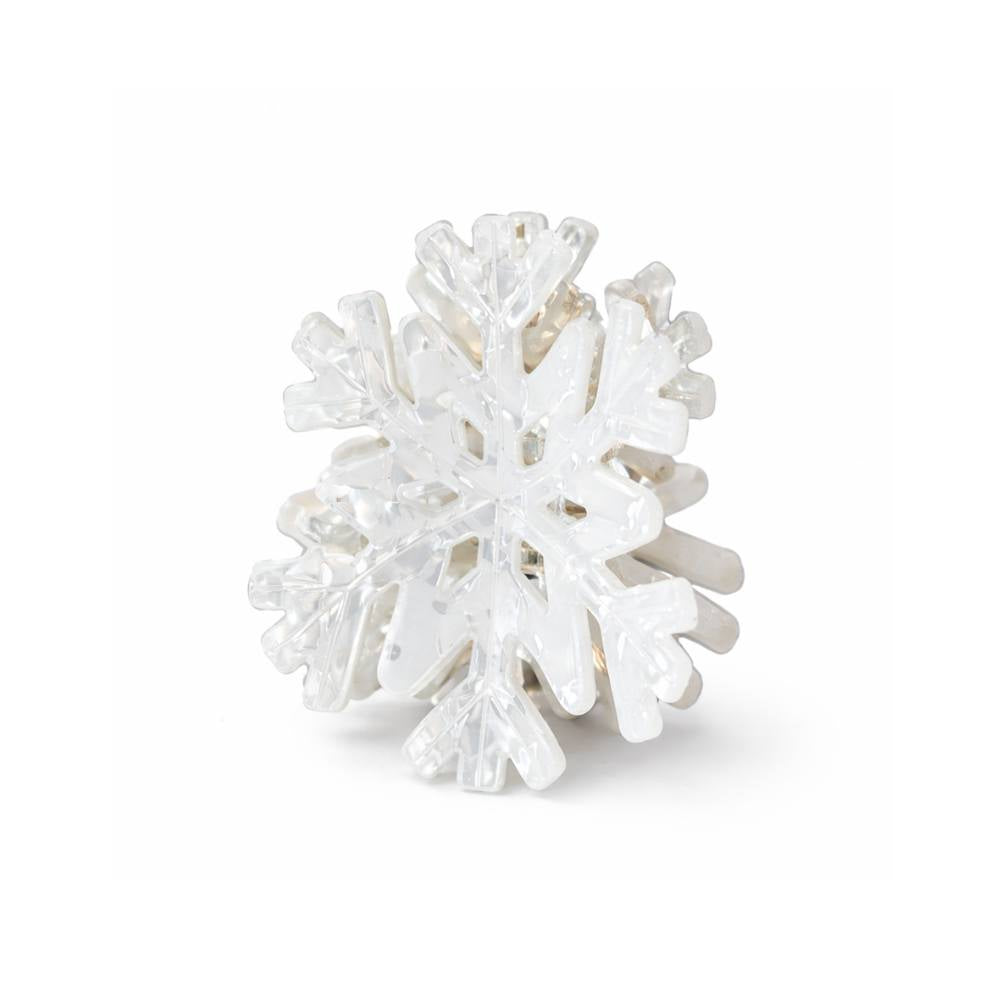 Haarspange Schneeflocke
